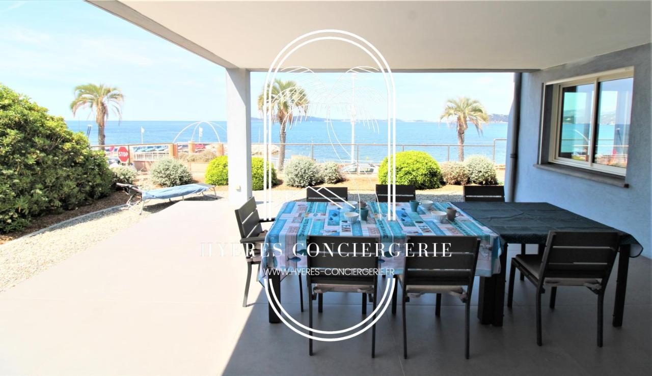 לה פרדה Villa Antoine Appartement Rdj Vue Mer Clim Wifi Parking Plage 50M La Garonne מראה חיצוני תמונה