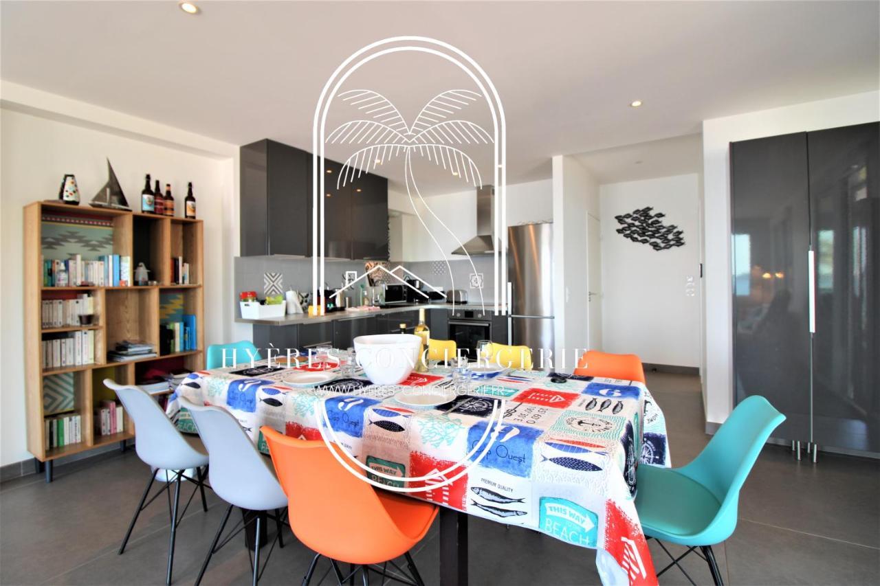 לה פרדה Villa Antoine Appartement Rdj Vue Mer Clim Wifi Parking Plage 50M La Garonne מראה חיצוני תמונה