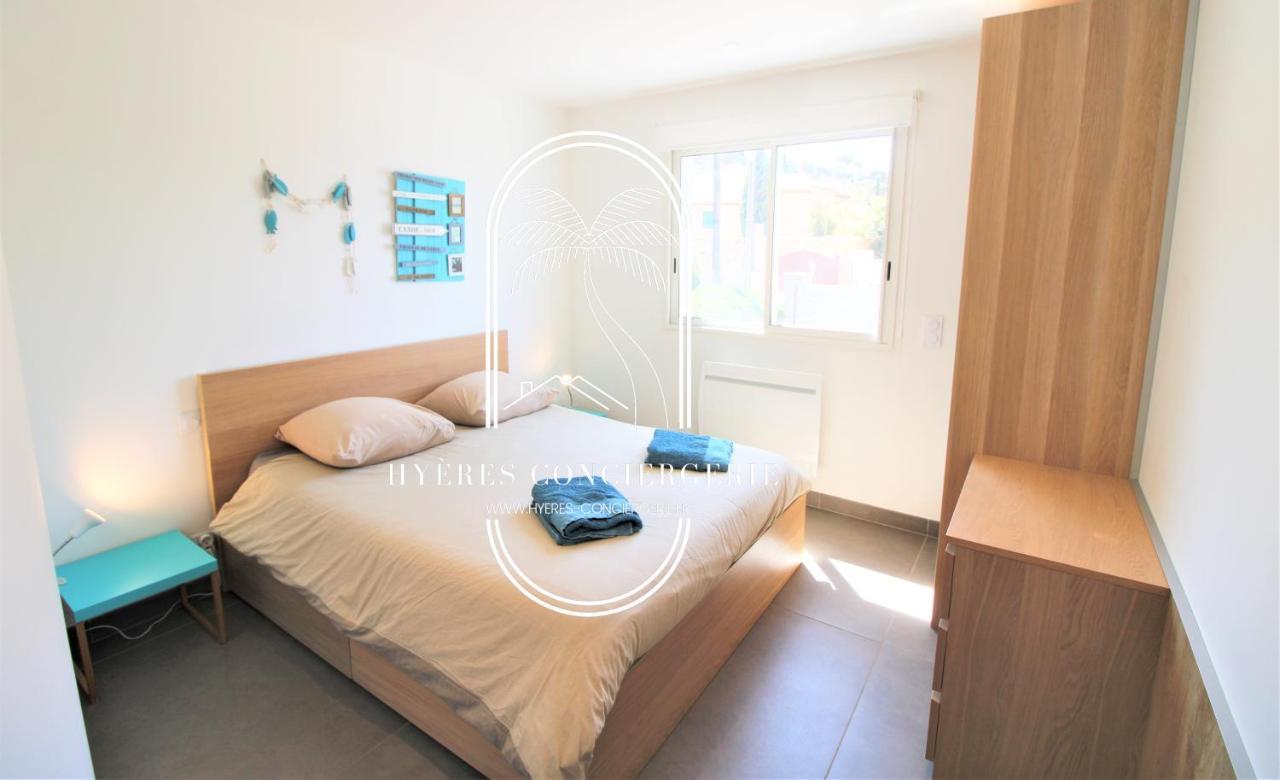 לה פרדה Villa Antoine Appartement Rdj Vue Mer Clim Wifi Parking Plage 50M La Garonne מראה חיצוני תמונה