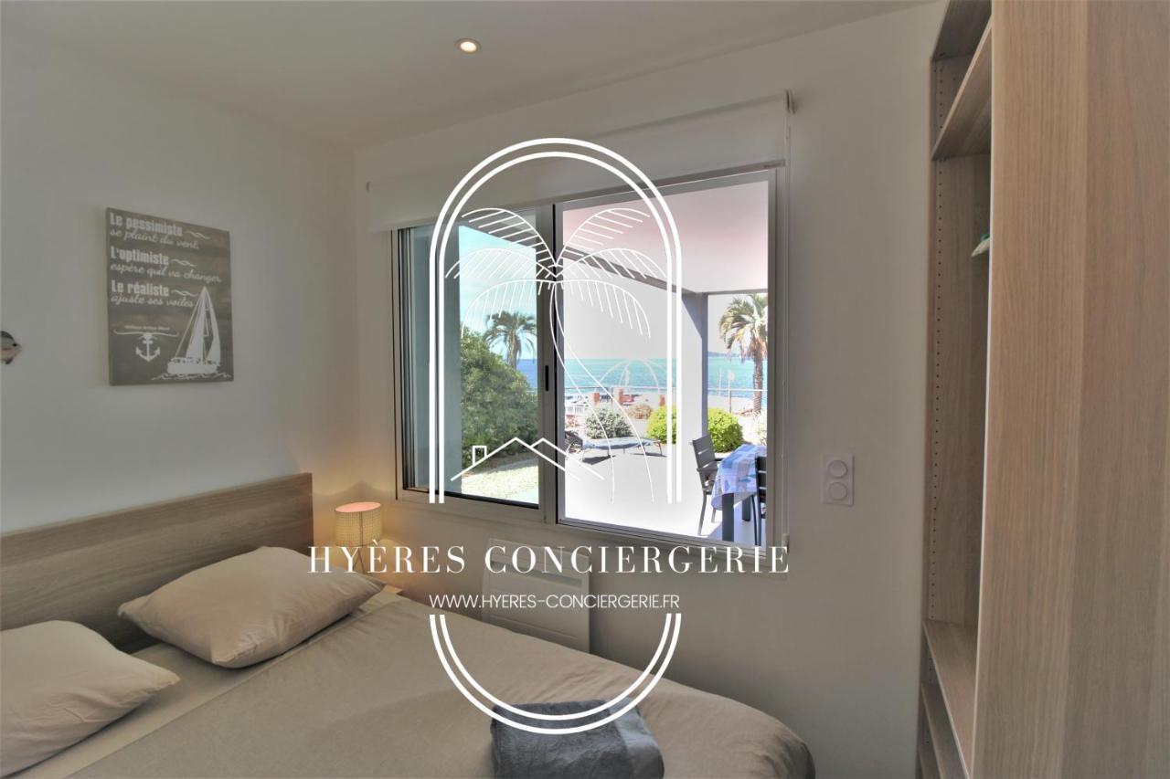לה פרדה Villa Antoine Appartement Rdj Vue Mer Clim Wifi Parking Plage 50M La Garonne מראה חיצוני תמונה