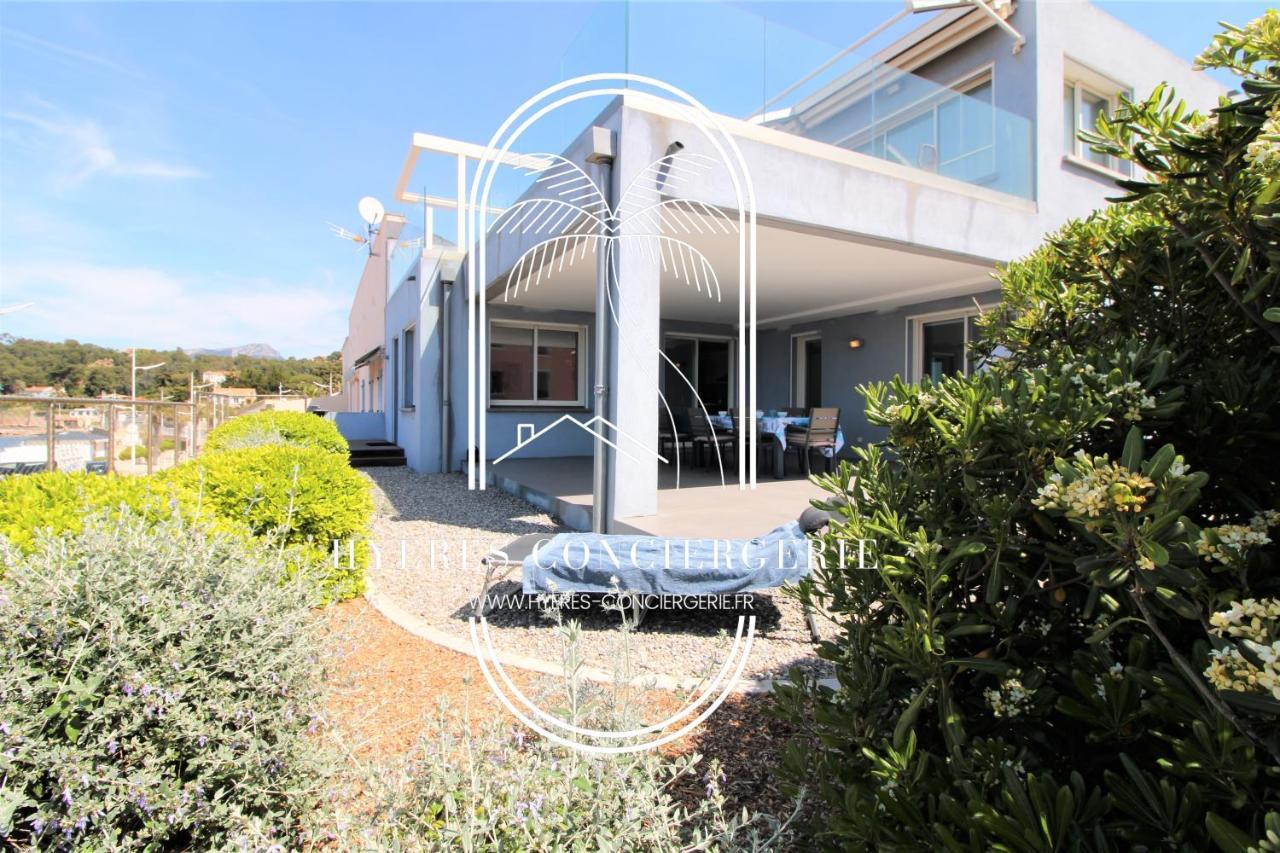 לה פרדה Villa Antoine Appartement Rdj Vue Mer Clim Wifi Parking Plage 50M La Garonne מראה חיצוני תמונה