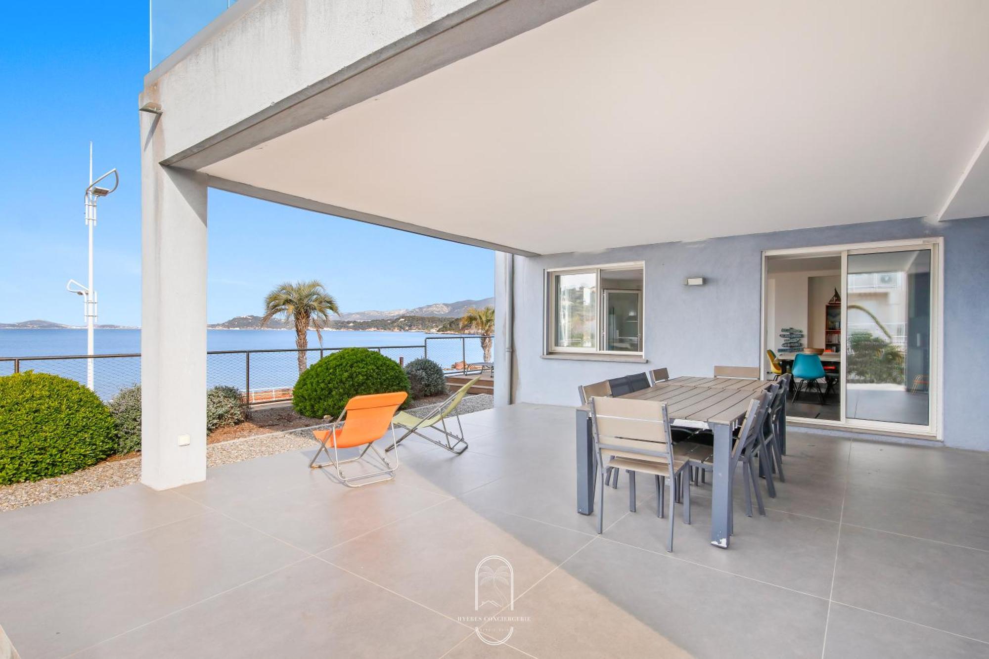 לה פרדה Villa Antoine Appartement Rdj Vue Mer Clim Wifi Parking Plage 50M La Garonne מראה חיצוני תמונה