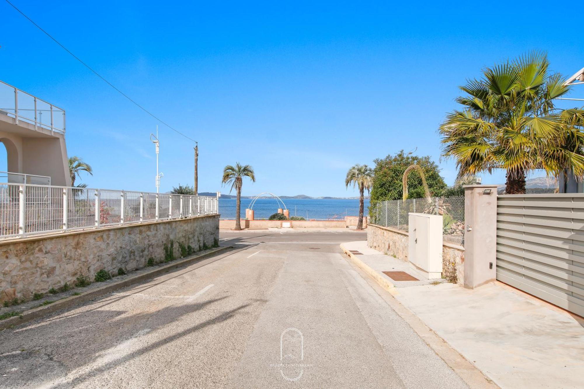 לה פרדה Villa Antoine Appartement Rdj Vue Mer Clim Wifi Parking Plage 50M La Garonne מראה חיצוני תמונה