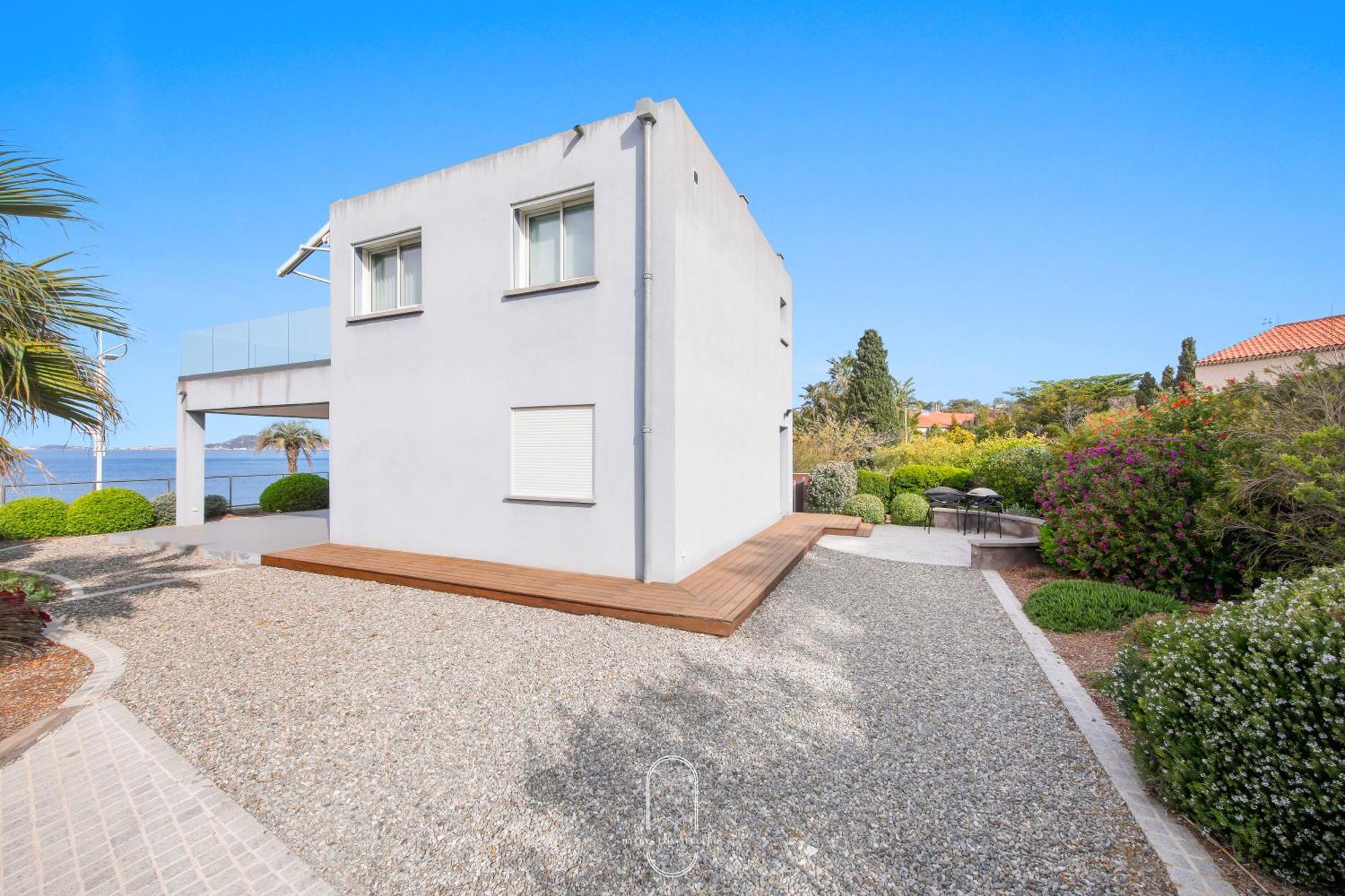 לה פרדה Villa Antoine Appartement Rdj Vue Mer Clim Wifi Parking Plage 50M La Garonne מראה חיצוני תמונה