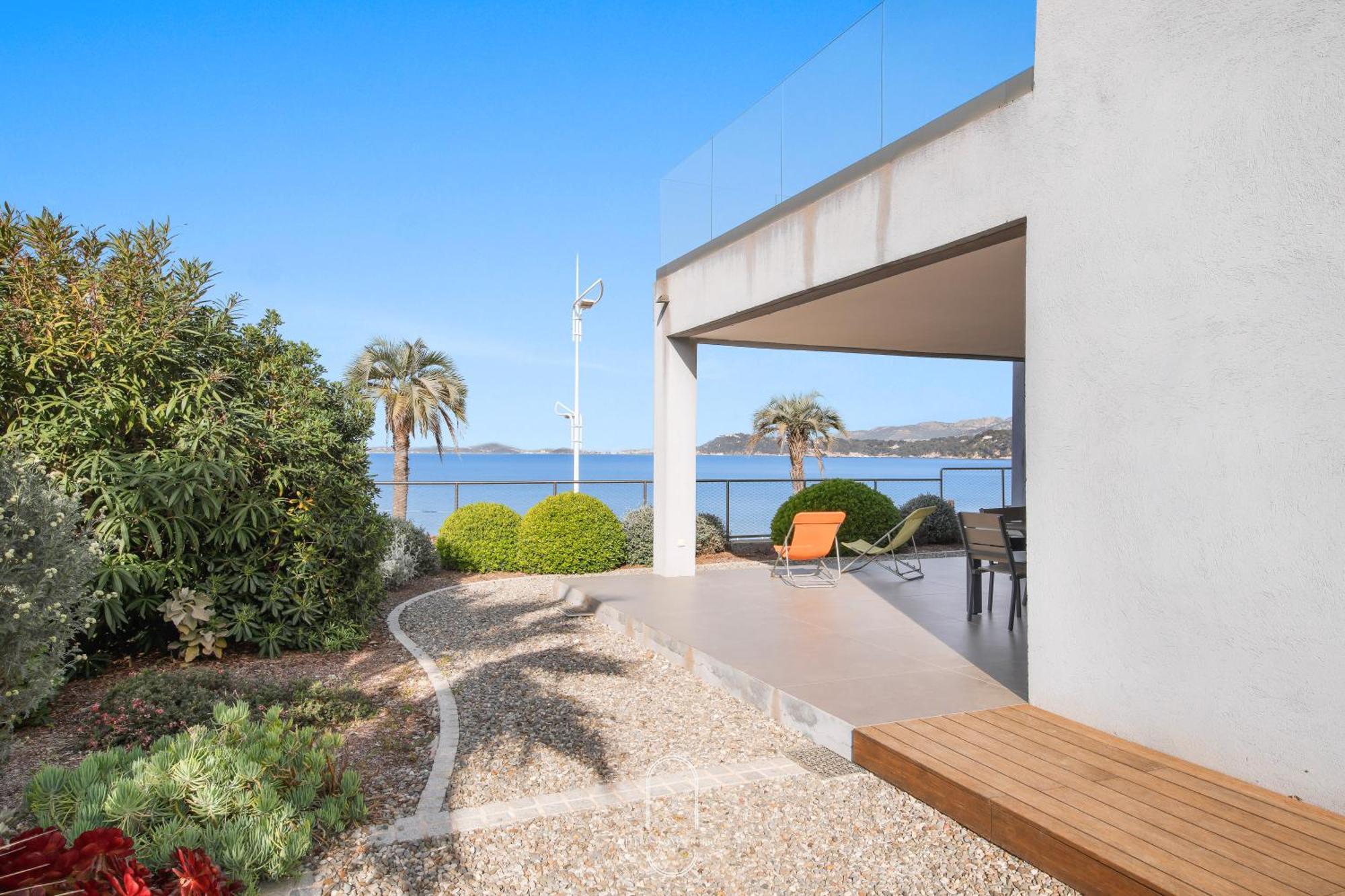 לה פרדה Villa Antoine Appartement Rdj Vue Mer Clim Wifi Parking Plage 50M La Garonne מראה חיצוני תמונה
