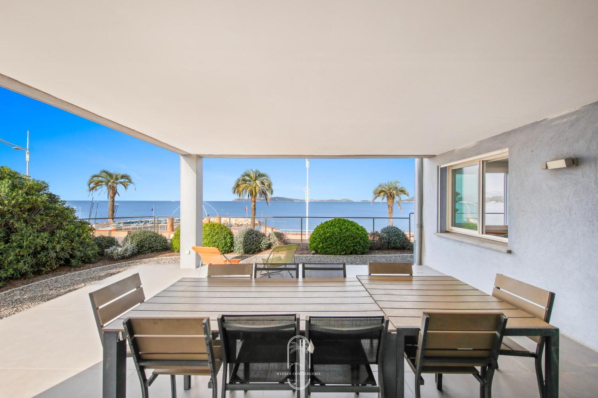 לה פרדה Villa Antoine Appartement Rdj Vue Mer Clim Wifi Parking Plage 50M La Garonne מראה חיצוני תמונה