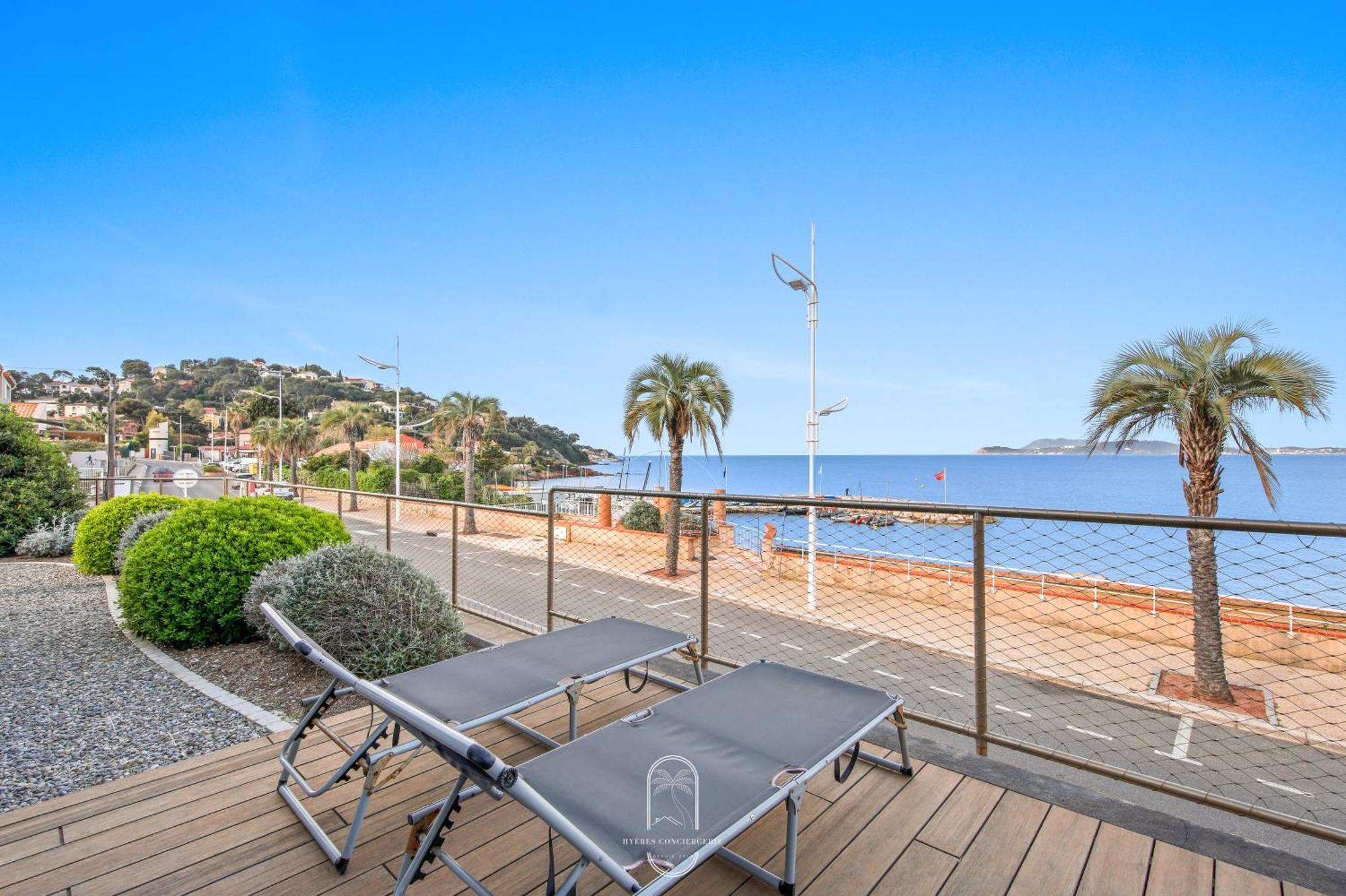 לה פרדה Villa Antoine Appartement Rdj Vue Mer Clim Wifi Parking Plage 50M La Garonne מראה חיצוני תמונה