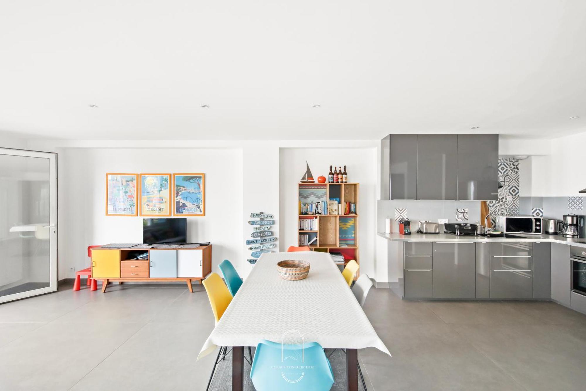 לה פרדה Villa Antoine Appartement Rdj Vue Mer Clim Wifi Parking Plage 50M La Garonne מראה חיצוני תמונה