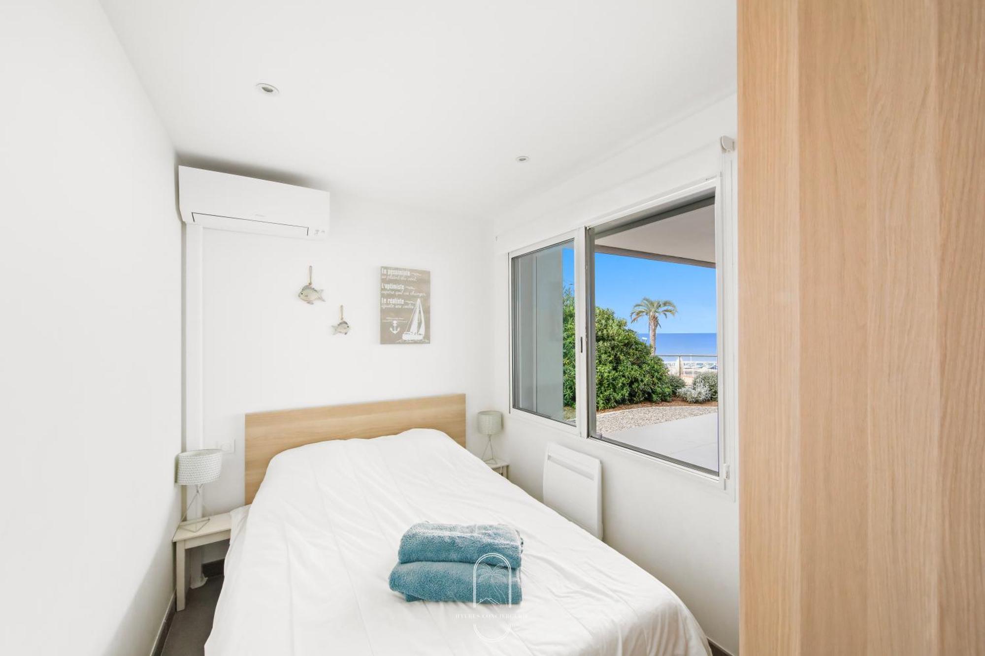לה פרדה Villa Antoine Appartement Rdj Vue Mer Clim Wifi Parking Plage 50M La Garonne מראה חיצוני תמונה