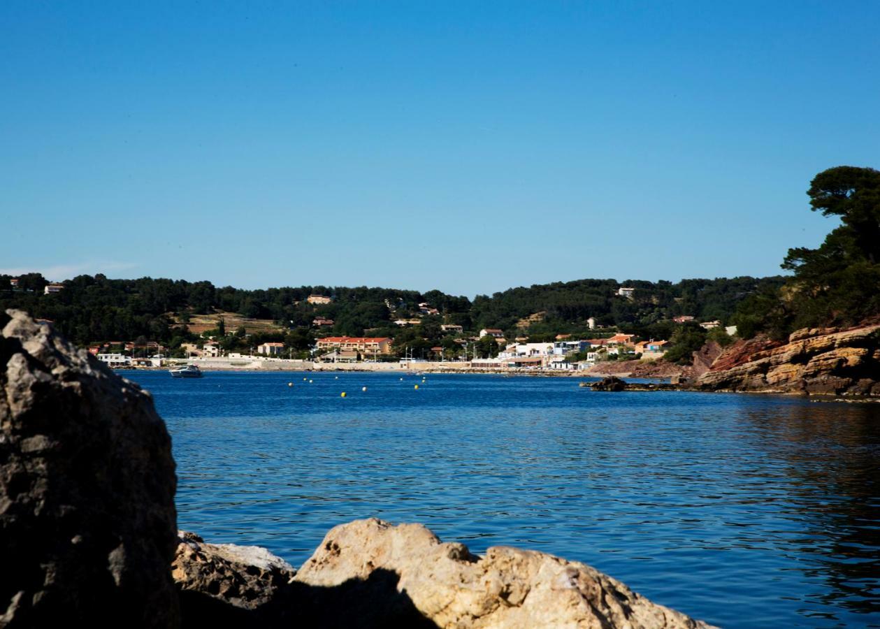 לה פרדה Villa Antoine Appartement Rdj Vue Mer Clim Wifi Parking Plage 50M La Garonne מראה חיצוני תמונה